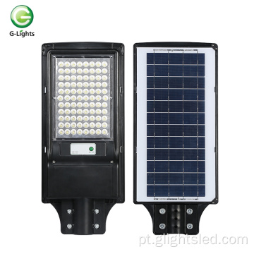 80w 120w ao ar livre tudo em um luz de rua led solar